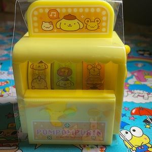 Pompompurin washi tape slot machine